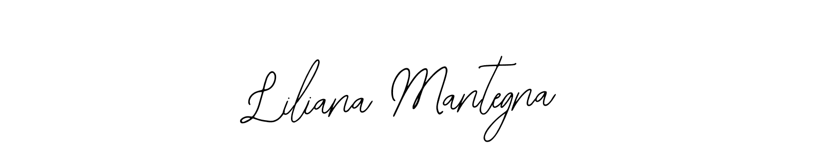 The best way (Bearetta-2O07w) to make a short signature is to pick only two or three words in your name. The name Liliana Mantegna include a total of six letters. For converting this name. Liliana Mantegna signature style 12 images and pictures png