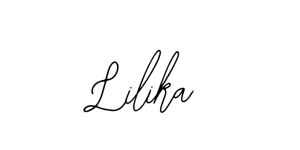 How to make Lilika signature? Bearetta-2O07w is a professional autograph style. Create handwritten signature for Lilika name. Lilika signature style 12 images and pictures png