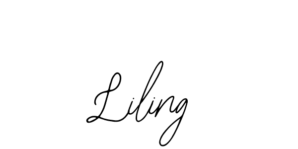 Also You can easily find your signature by using the search form. We will create Liling name handwritten signature images for you free of cost using Bearetta-2O07w sign style. Liling signature style 12 images and pictures png