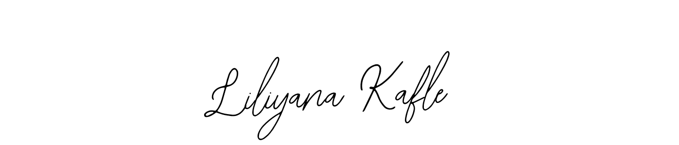This is the best signature style for the Liliyana Kafle name. Also you like these signature font (Bearetta-2O07w). Mix name signature. Liliyana Kafle signature style 12 images and pictures png