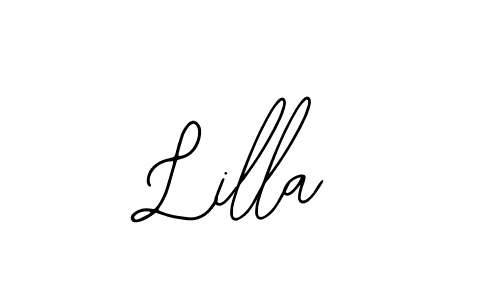The best way (Bearetta-2O07w) to make a short signature is to pick only two or three words in your name. The name Lilla include a total of six letters. For converting this name. Lilla signature style 12 images and pictures png