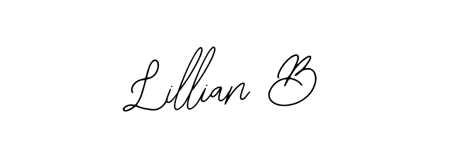 Make a beautiful signature design for name Lillian B. With this signature (Bearetta-2O07w) style, you can create a handwritten signature for free. Lillian B signature style 12 images and pictures png
