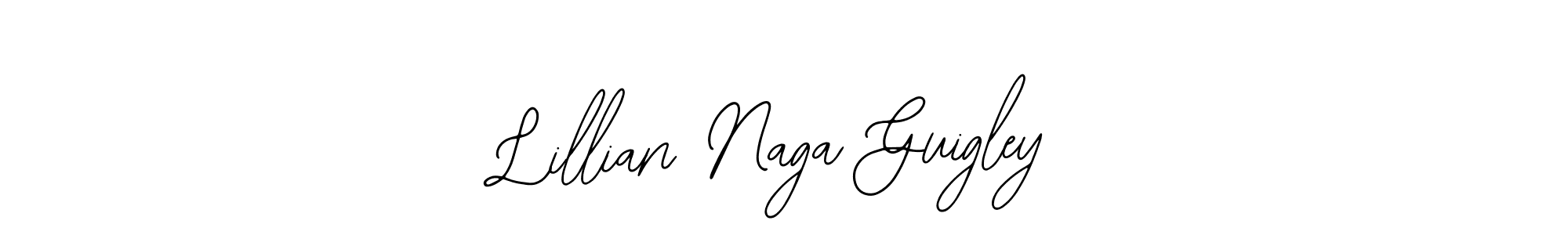 Bearetta-2O07w is a professional signature style that is perfect for those who want to add a touch of class to their signature. It is also a great choice for those who want to make their signature more unique. Get Lillian Naga Guigley name to fancy signature for free. Lillian Naga Guigley signature style 12 images and pictures png