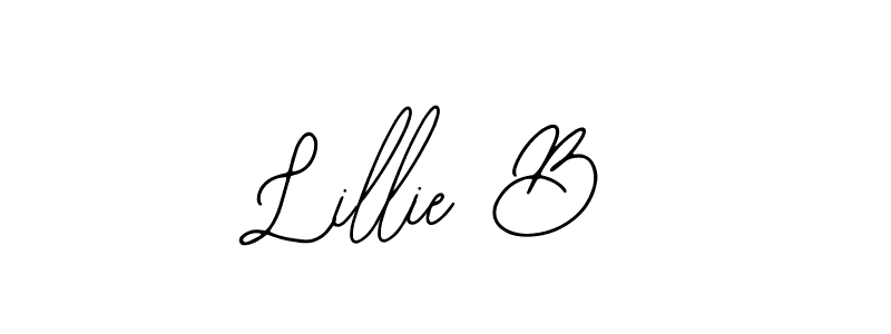 if you are searching for the best signature style for your name Lillie B. so please give up your signature search. here we have designed multiple signature styles  using Bearetta-2O07w. Lillie B signature style 12 images and pictures png