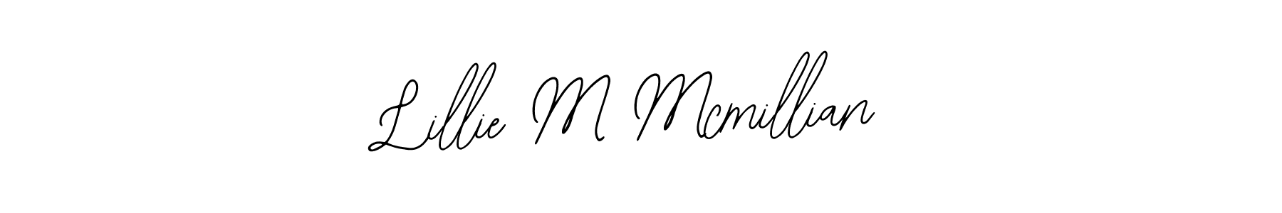 Once you've used our free online signature maker to create your best signature Bearetta-2O07w style, it's time to enjoy all of the benefits that Lillie M Mcmillian name signing documents. Lillie M Mcmillian signature style 12 images and pictures png