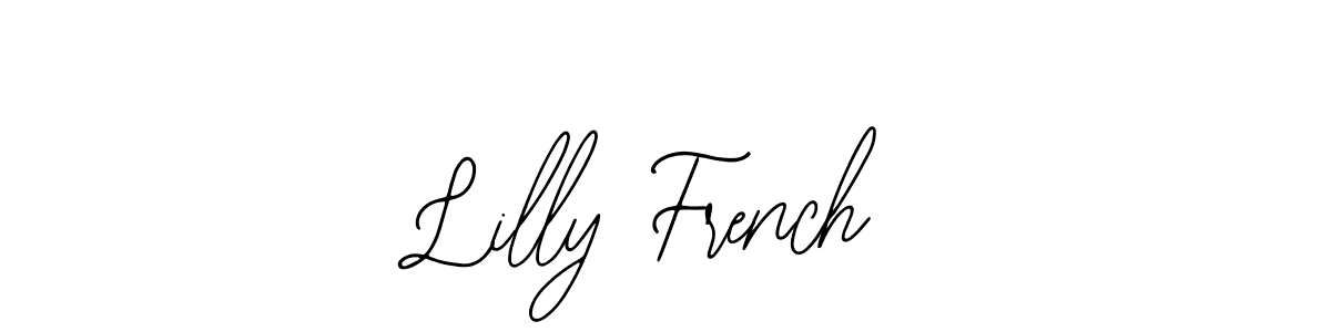 Also You can easily find your signature by using the search form. We will create Lilly French name handwritten signature images for you free of cost using Bearetta-2O07w sign style. Lilly French signature style 12 images and pictures png