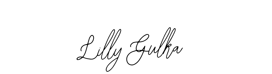 The best way (Bearetta-2O07w) to make a short signature is to pick only two or three words in your name. The name Lilly Gulka include a total of six letters. For converting this name. Lilly Gulka signature style 12 images and pictures png