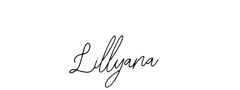 Lillyana stylish signature style. Best Handwritten Sign (Bearetta-2O07w) for my name. Handwritten Signature Collection Ideas for my name Lillyana. Lillyana signature style 12 images and pictures png