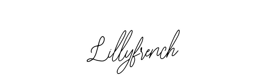 Make a beautiful signature design for name Lillyfrench. Use this online signature maker to create a handwritten signature for free. Lillyfrench signature style 12 images and pictures png