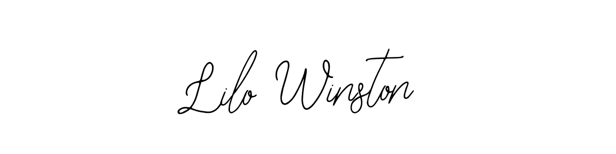 How to Draw Lilo Winston signature style? Bearetta-2O07w is a latest design signature styles for name Lilo Winston. Lilo Winston signature style 12 images and pictures png