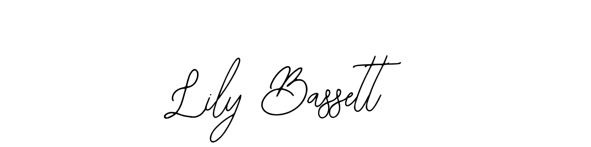 How to make Lily Bassett name signature. Use Bearetta-2O07w style for creating short signs online. This is the latest handwritten sign. Lily Bassett signature style 12 images and pictures png