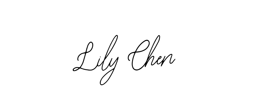 How to make Lily Chen name signature. Use Bearetta-2O07w style for creating short signs online. This is the latest handwritten sign. Lily Chen signature style 12 images and pictures png