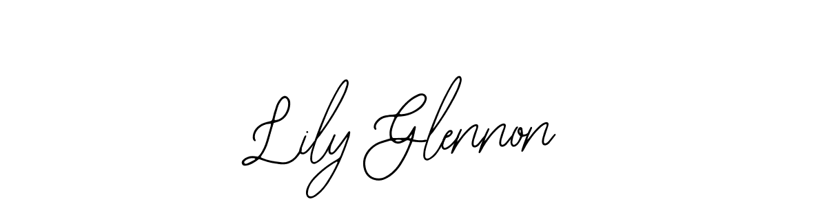 You should practise on your own different ways (Bearetta-2O07w) to write your name (Lily Glennon) in signature. don't let someone else do it for you. Lily Glennon signature style 12 images and pictures png
