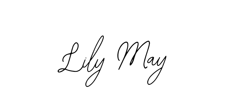 Design your own signature with our free online signature maker. With this signature software, you can create a handwritten (Bearetta-2O07w) signature for name Lily May. Lily May signature style 12 images and pictures png