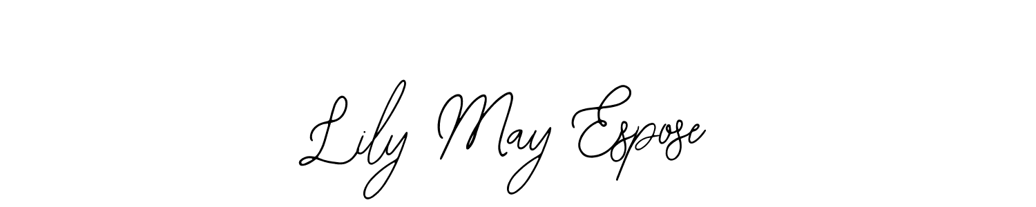 How to make Lily May Espose name signature. Use Bearetta-2O07w style for creating short signs online. This is the latest handwritten sign. Lily May Espose signature style 12 images and pictures png