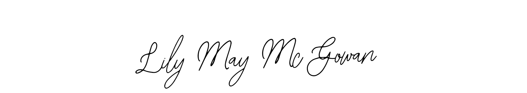 Design your own signature with our free online signature maker. With this signature software, you can create a handwritten (Bearetta-2O07w) signature for name Lily May Mc Gowan. Lily May Mc Gowan signature style 12 images and pictures png