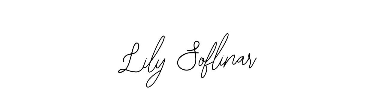 Use a signature maker to create a handwritten signature online. With this signature software, you can design (Bearetta-2O07w) your own signature for name Lily Soflinar. Lily Soflinar signature style 12 images and pictures png