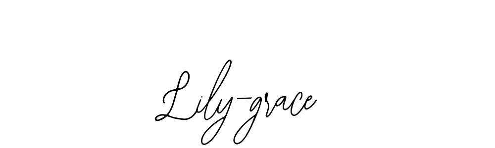 Lily-grace stylish signature style. Best Handwritten Sign (Bearetta-2O07w) for my name. Handwritten Signature Collection Ideas for my name Lily-grace. Lily-grace signature style 12 images and pictures png