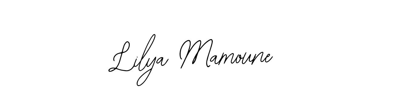 Design your own signature with our free online signature maker. With this signature software, you can create a handwritten (Bearetta-2O07w) signature for name Lilya Mamoune. Lilya Mamoune signature style 12 images and pictures png
