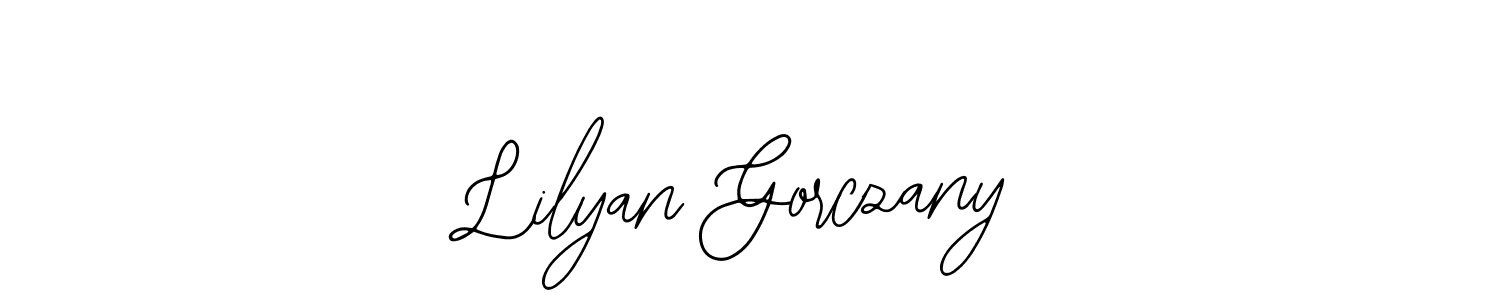 How to make Lilyan Gorczany signature? Bearetta-2O07w is a professional autograph style. Create handwritten signature for Lilyan Gorczany name. Lilyan Gorczany signature style 12 images and pictures png