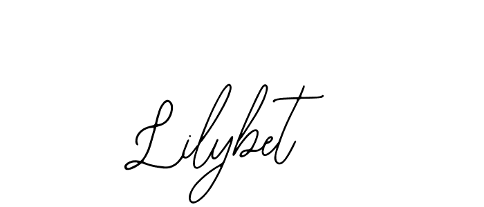 You should practise on your own different ways (Bearetta-2O07w) to write your name (Lilybet) in signature. don't let someone else do it for you. Lilybet signature style 12 images and pictures png