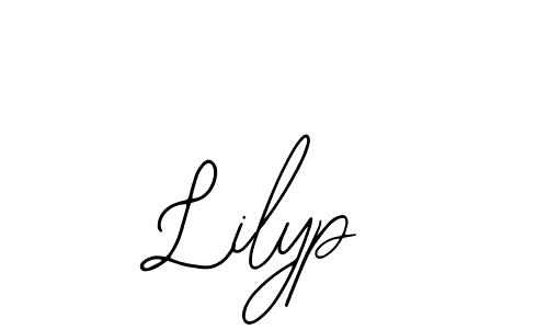 You should practise on your own different ways (Bearetta-2O07w) to write your name (Lilyp) in signature. don't let someone else do it for you. Lilyp signature style 12 images and pictures png