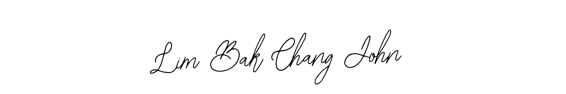 Create a beautiful signature design for name Lim Bak Chang John. With this signature (Bearetta-2O07w) fonts, you can make a handwritten signature for free. Lim Bak Chang John signature style 12 images and pictures png