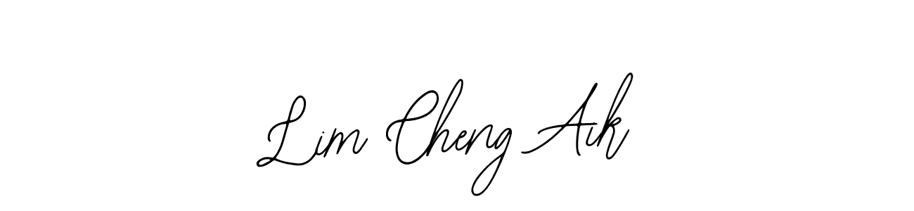 Create a beautiful signature design for name Lim Cheng Aik. With this signature (Bearetta-2O07w) fonts, you can make a handwritten signature for free. Lim Cheng Aik signature style 12 images and pictures png