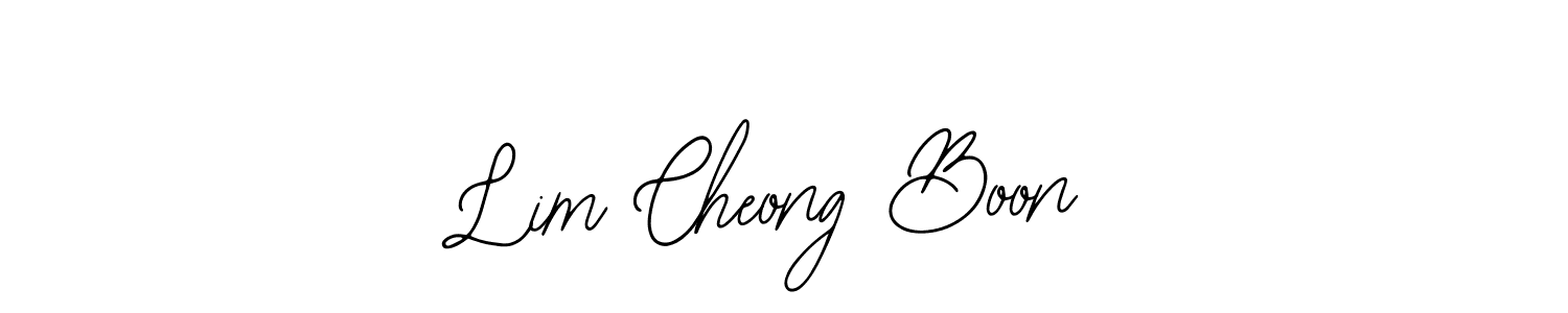 Use a signature maker to create a handwritten signature online. With this signature software, you can design (Bearetta-2O07w) your own signature for name Lim Cheong Boon. Lim Cheong Boon signature style 12 images and pictures png