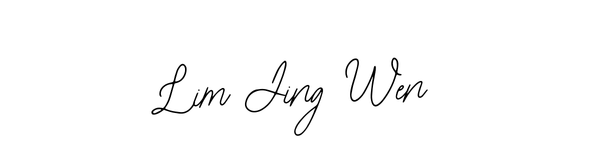 How to make Lim Jing Wen signature? Bearetta-2O07w is a professional autograph style. Create handwritten signature for Lim Jing Wen name. Lim Jing Wen signature style 12 images and pictures png