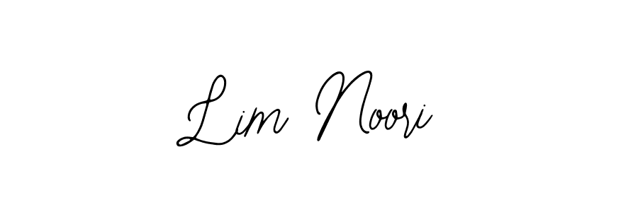 if you are searching for the best signature style for your name Lim Noori. so please give up your signature search. here we have designed multiple signature styles  using Bearetta-2O07w. Lim Noori signature style 12 images and pictures png