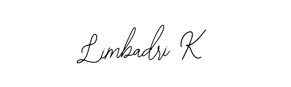 It looks lik you need a new signature style for name Limbadri K. Design unique handwritten (Bearetta-2O07w) signature with our free signature maker in just a few clicks. Limbadri K signature style 12 images and pictures png