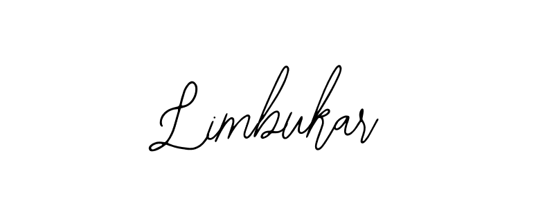 How to make Limbukar name signature. Use Bearetta-2O07w style for creating short signs online. This is the latest handwritten sign. Limbukar signature style 12 images and pictures png
