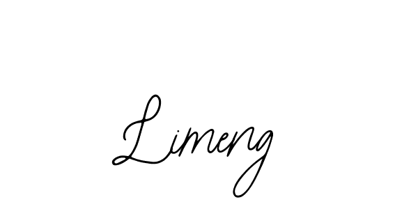 How to make Limeng signature? Bearetta-2O07w is a professional autograph style. Create handwritten signature for Limeng name. Limeng signature style 12 images and pictures png