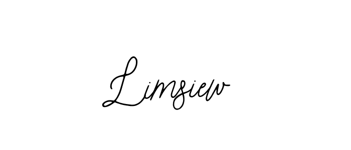 How to make Limsiew signature? Bearetta-2O07w is a professional autograph style. Create handwritten signature for Limsiew name. Limsiew signature style 12 images and pictures png