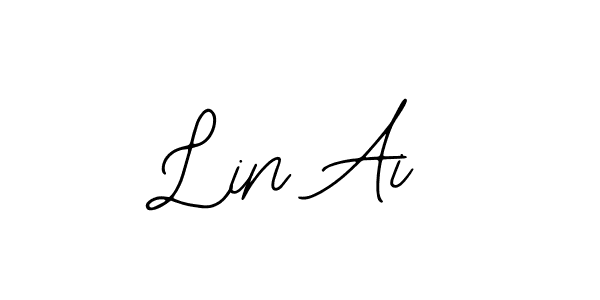 This is the best signature style for the Lin Ai name. Also you like these signature font (Bearetta-2O07w). Mix name signature. Lin Ai signature style 12 images and pictures png