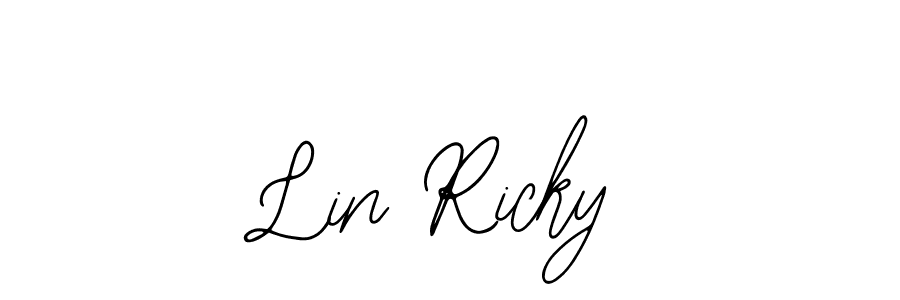 Also You can easily find your signature by using the search form. We will create Lin Ricky name handwritten signature images for you free of cost using Bearetta-2O07w sign style. Lin Ricky signature style 12 images and pictures png