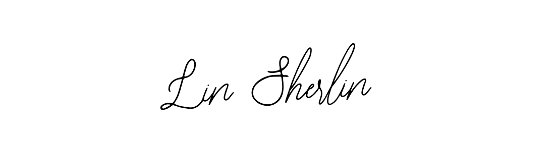 Bearetta-2O07w is a professional signature style that is perfect for those who want to add a touch of class to their signature. It is also a great choice for those who want to make their signature more unique. Get Lin Sherlin name to fancy signature for free. Lin Sherlin signature style 12 images and pictures png