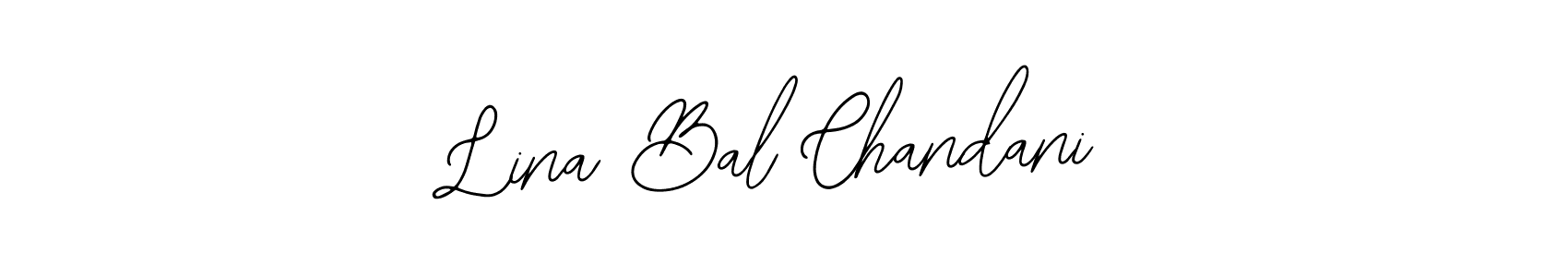 How to Draw Lina Bal Chandani signature style? Bearetta-2O07w is a latest design signature styles for name Lina Bal Chandani. Lina Bal Chandani signature style 12 images and pictures png