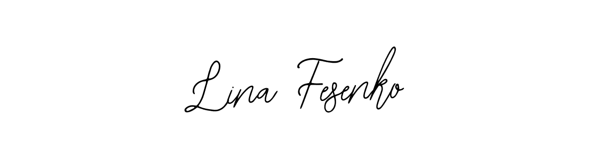 It looks lik you need a new signature style for name Lina Fesenko. Design unique handwritten (Bearetta-2O07w) signature with our free signature maker in just a few clicks. Lina Fesenko signature style 12 images and pictures png