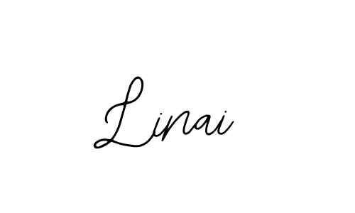 How to make Linai name signature. Use Bearetta-2O07w style for creating short signs online. This is the latest handwritten sign. Linai signature style 12 images and pictures png