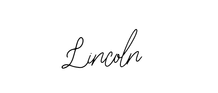 Design your own signature with our free online signature maker. With this signature software, you can create a handwritten (Bearetta-2O07w) signature for name Lincoln. Lincoln signature style 12 images and pictures png