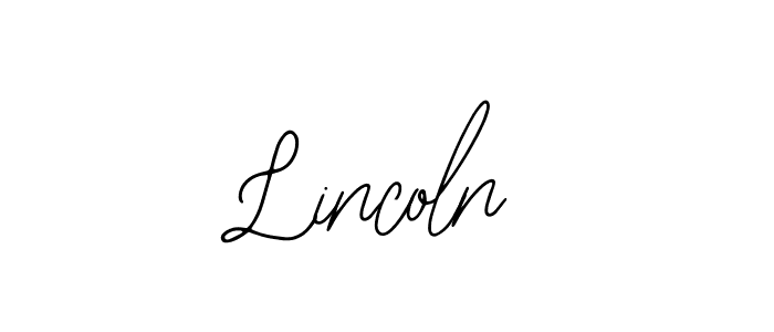 Design your own signature with our free online signature maker. With this signature software, you can create a handwritten (Bearetta-2O07w) signature for name Lincoln. Lincoln signature style 12 images and pictures png