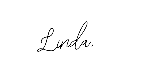 Also we have Linda, name is the best signature style. Create professional handwritten signature collection using Bearetta-2O07w autograph style. Linda, signature style 12 images and pictures png