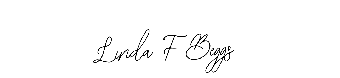 The best way (Bearetta-2O07w) to make a short signature is to pick only two or three words in your name. The name Linda F Beggs include a total of six letters. For converting this name. Linda F Beggs signature style 12 images and pictures png