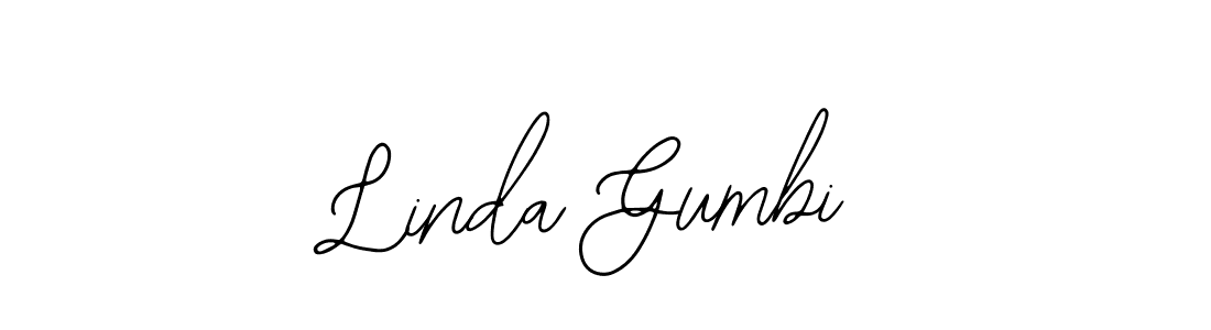 The best way (Bearetta-2O07w) to make a short signature is to pick only two or three words in your name. The name Linda Gumbi include a total of six letters. For converting this name. Linda Gumbi signature style 12 images and pictures png