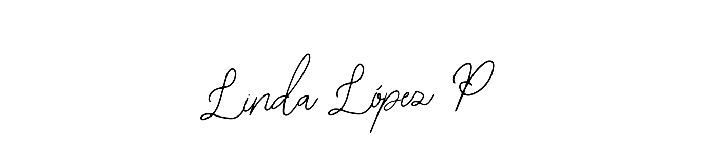 Similarly Bearetta-2O07w is the best handwritten signature design. Signature creator online .You can use it as an online autograph creator for name Linda López P. Linda López P signature style 12 images and pictures png