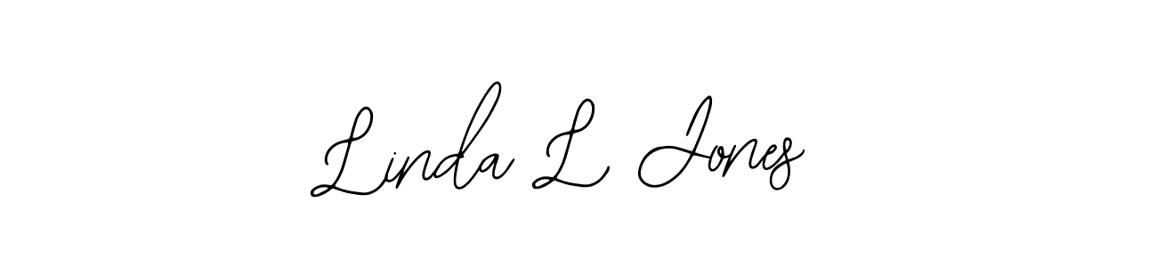 The best way (Bearetta-2O07w) to make a short signature is to pick only two or three words in your name. The name Linda L Jones include a total of six letters. For converting this name. Linda L Jones signature style 12 images and pictures png