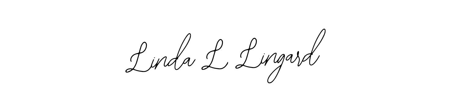 Bearetta-2O07w is a professional signature style that is perfect for those who want to add a touch of class to their signature. It is also a great choice for those who want to make their signature more unique. Get Linda L Lingard name to fancy signature for free. Linda L Lingard signature style 12 images and pictures png