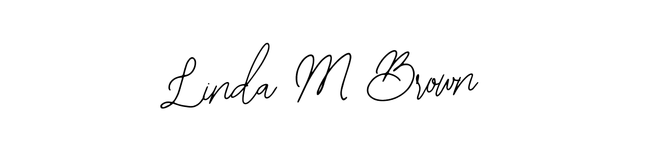 You should practise on your own different ways (Bearetta-2O07w) to write your name (Linda M Brown) in signature. don't let someone else do it for you. Linda M Brown signature style 12 images and pictures png